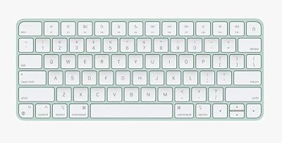 Apple Magic Keyboard - Green (QWERTY English) (Renewed)