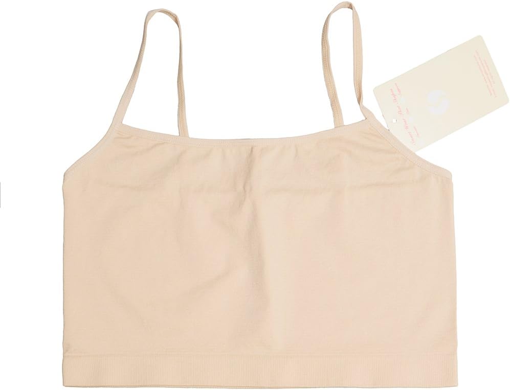 Shapetune Women's All-Match Basic Seamless Mini Camisole, Crop Camiflage Breathable Stretch Half Cami