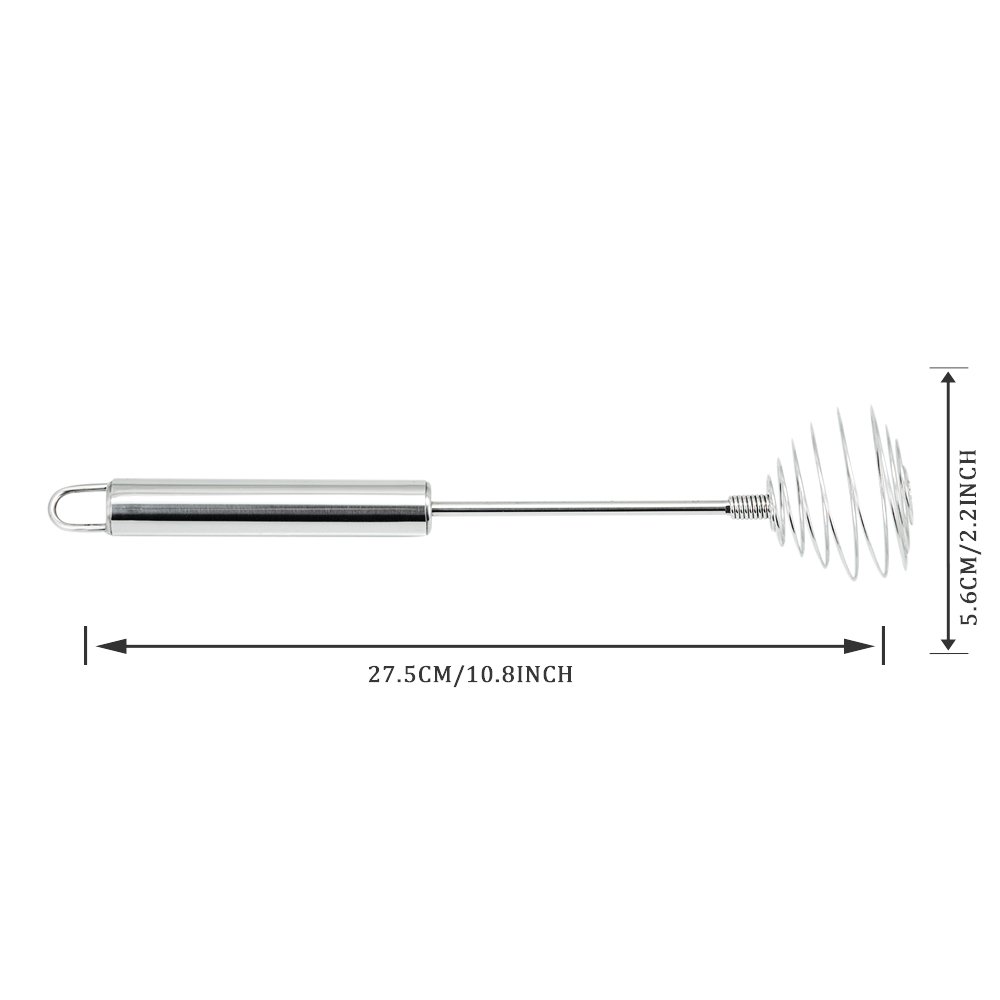 TAFOND Stainless Steel Balloon Galaxy Spring Whisk Egg Beater Milk Blender for Blending, Whisking, Beating & Stirring