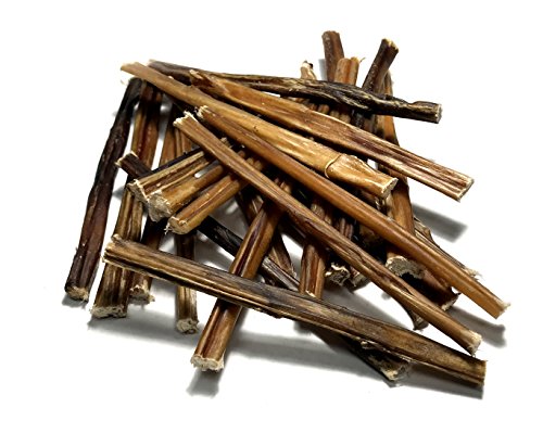 USA 6-inch EXTRA THIN Bully Sticks for Dogs Made in USA Grain-Free High-Protein Mini Beef Pizzle Dog Chews 4.5oz (13-16 Count) by Sancho & Lola's