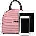 BALORAY Lunch Bag Tote Bag Lunch Organizer Lunch Holder Lunch Container (red Stripes)