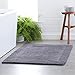 Pinzon Luxury Reversible Cotton Bath Mat - 30 x 50 inch, Platinum