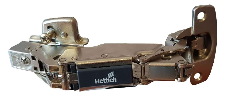 Hettich Sensys 8657i TH52 165 Degree Wide Angle Door Hinge Full Overlay Integrated Soft Closing Silent System Kitchen Cabinet Cupboard Wardrobe (9099540) x1