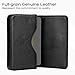 MaxGear Business Card Holder Leather Pocket Business Card Case Professional Portable Business Cards Wallets with Magnetic Shut for Men and Women, RFID-Blocking, Black