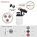 Paint Sprayer 800ml/min, Electric Spray Gun with Three Spray Patterns, Four Nozzle Sizes, Adjustable Valve Knob, Quick Refill Lid and 900ml Detachable Container