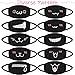 BBTO 20 Pieces Mouth Cover Unisex Cotton Face Cover Cartoon Kawaii Muffle Mouth Cover Washable Face Cover for Kids Teens Men Women