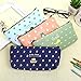 FIVOENDAR Adorable Animal Memories Pastorable Canvas Pen Pencil Stationery Pouch Bag Case, Set of 4