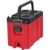 48-22-8422 For Milwaukee PACKOUT Heavy Duty Impact Resistant Compact Tool Box Depth 16 in Width 22 in Height 6.6 in