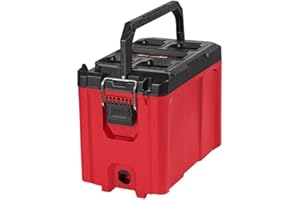 48-22-8422 For Milwaukee PACKOUT Heavy Duty Impact Resistant Compact Tool Box Depth 16 in Width 22 in Height 6.6 in