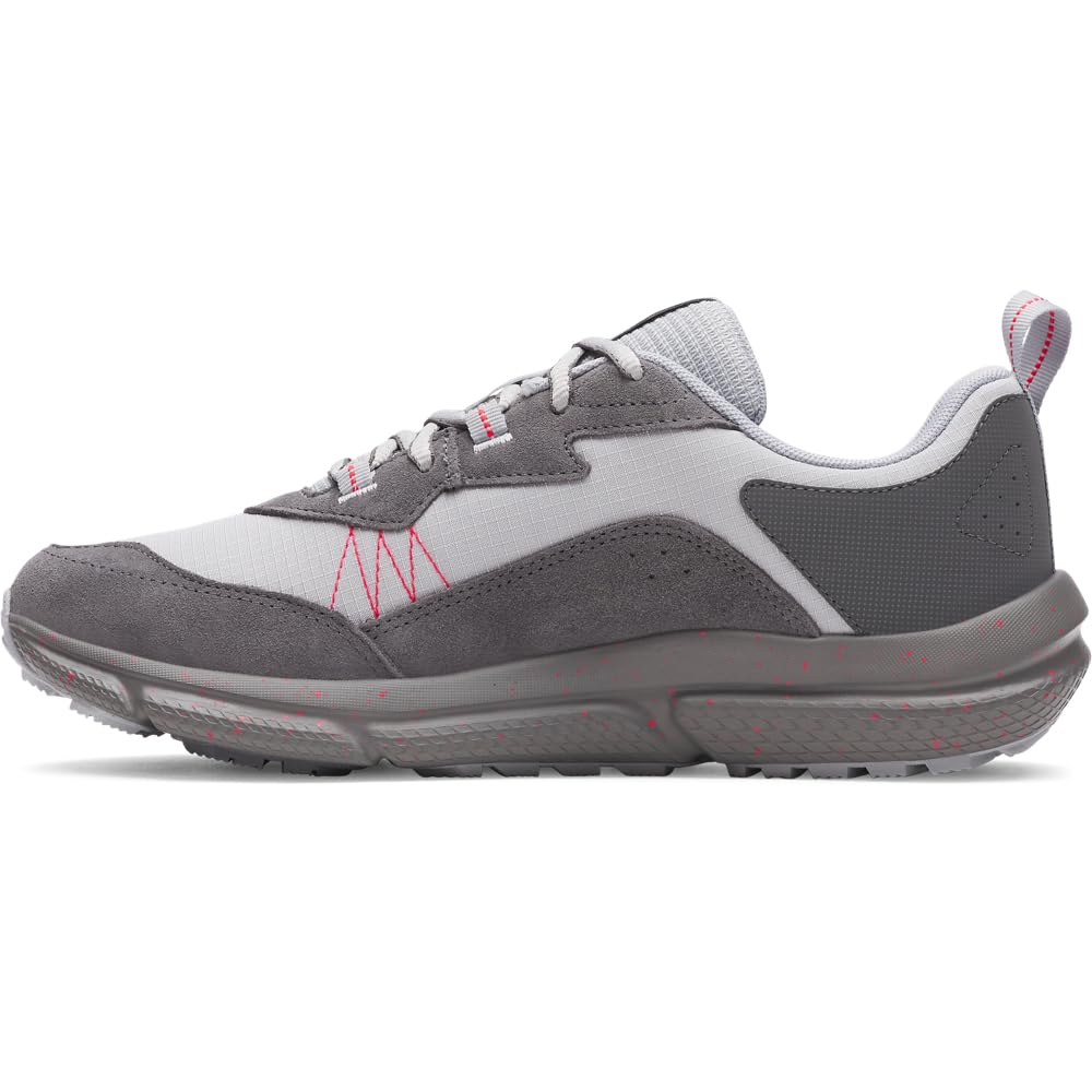 Under Armour Men's Charged Verssert 2, (011) Mod Gray/Castlerock/Racer Red, 9, US Image Under Armour Men's Charged Verssert 2, (011) Mod Gray/Castlerock/Racer Red, 9, US Image