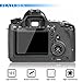 Screen Protector Compatible Canon EOS 6D, AFUNTA 2 Pack Camera Anti-Scratch Tempered Glass for DSLR Camera