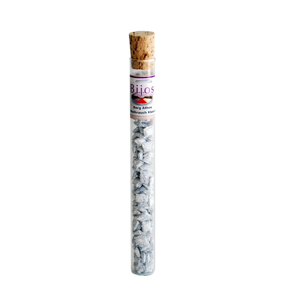Bitto Incense in a 35 ml glass tube Mount Athos incense classical mix – handcrafted incense
