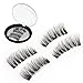 Magnetic Eyelashes,False Eyelashes Magnetic,3 Magnets Magnetic False Eyelashes No Glue Magnetic,3D Ultra Thin Reusable Premium Quality Natural Look Best False Lashes (8 PCS/2 Pairs)