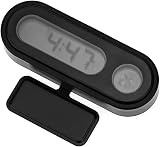 DollaTek 2 In 1 Car Clock Thermometer Night Display ABS Dashboard Clock view 7