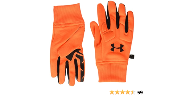 under armour orange gloves