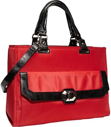 Women In Business Francine Collection - Madison 16.1" Laptop Tote (Red / Black)