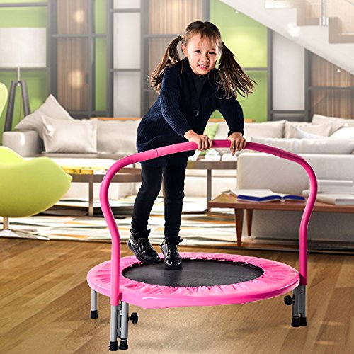 Merax Gartentrampolin,Kindertrampolin, Trampolin Komplettset,Ø 183 Gartentrampolin, tragend 80 kg, hat den GS- und TÜV… – Bild 5