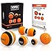 Massage Ball Set for Trigger Point Myofascial Release, Plantar Fasciitis, Foot Reflexology -Deep Tissue Physical Therapy Muscle Massager Tools Set - Spiky Ball, Peanut Massage Ball, Foam Massage Balls