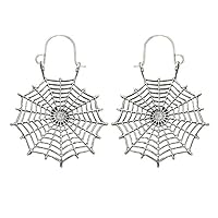 Wansan Earrings Hollow Carved Spiderweb Earrings Dangle Bohemian Ethnic Vintage Hanging Rope Earring for Women Girls Birthday Gifts Valentine Gift