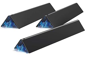 X Home 15.3" Heavier Flavorizer Bars Replacement for Weber Spirit I & II 200 Series, E/S210 E/S220 Grills with Front-mounted Control, Porcelain-enameled, 3.5" W, 3-Pack