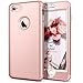 WeLoveCase iPhone 6S Plus 6 Plus Case, Defender Hybrid High Impact Heavy Duty Hard PC Outer Shell with Inner Soft Rubber 3 in 1 Combo Full-Body Armor Protective Case for iPhone 6 Plus (Rose Gold)
