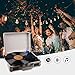 Vinyl Record Player, Portable Suitcase Turntables for Vinyl Records, Belt-Drive 3-Speed Vintage Lp Record Player