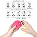 BeneU Makeup Facial Brush Cleaner Face Massager Exfoliator Sonic Silicone Vibrating Rechargeable Electric Waterproof Cleansing for Skin Care, Polish Scrub, Anti-Aging, Acid, Peels, Reduce Acne(Pink)