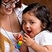 BABY SILICONE TEETHING NECKLACE for Mom to Wear with Storage Case for Perfect Hygiene - Best Baby Shower Gift for Baby Boys & Baby Girls - 100% ORGANIC FOOD SAFE SILICONE - BPA Free - Dishwasher Safe