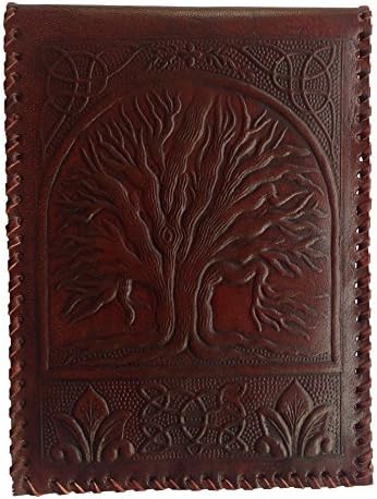 Shaurya Exports Handmade Slim Leather Cover for 6" Kindle, Kindle Paperwhite & Voyage - Goat Leather, Brown