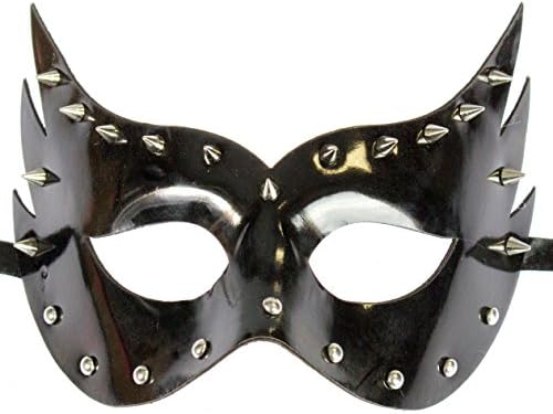 Nova Leather Eye Mask With Studs