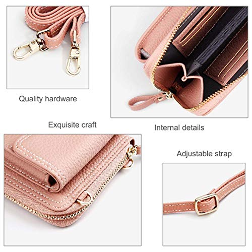 Lightweight Small Crossbody Bag Cell Phone Purse Wallet for Women Roomy Shoulder Bag