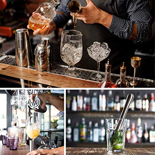 Cocktail-Shaker aus Edelstahl, multifunktional, professionelles Barkeeper-Set für Zuhause, Bars, Reisen und Outdoor… – Bild 6
