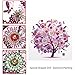 HengQ Diamond Painting Kit for Adult or Kid Diamond Painting Kit 5D DIY Special Shape Diamond Painting Sets,Diamond Painting by Number,Tree Pattern 12