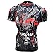 Fixgear Mens Womens MMA UFC Running Compression Shirt Short Sleeve S~4xl
