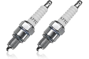 Wevdn 2PCS Spark Plug, A7TC Spark Plug for GY6 50cc 70cc 90cc 110cc 125cc ATV Scooter Dirt Bike Moped Go Kart Racing Bike, Spark Plugs A7TC Compatible with C7HA C5HA PZ7HS S102F Z12