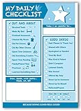 InnerGuide Planners, Daily Checklist for KIDS, 90-Page, Daily Tear-Off Planning Note Pad (6.5 x 9) Do Good, Feel Good!