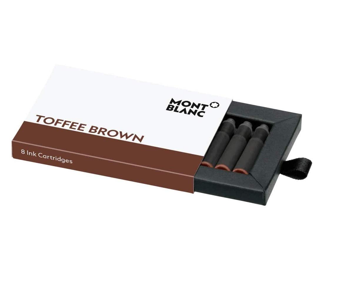 Montblanc INK CART TOFFEE BROWN 1PACK=8CART PF BRAND