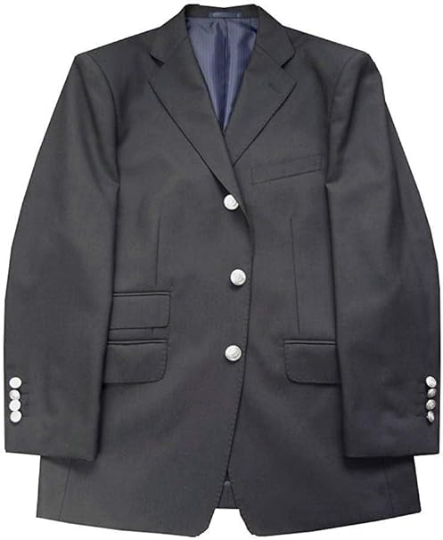 Amazon Co Jp オックスフォードクラシック Oxford Classicの春夏メンズ紺ブレザーチェンジポケット付き 銀ボタン キングサイズ 服 ファッション小物
