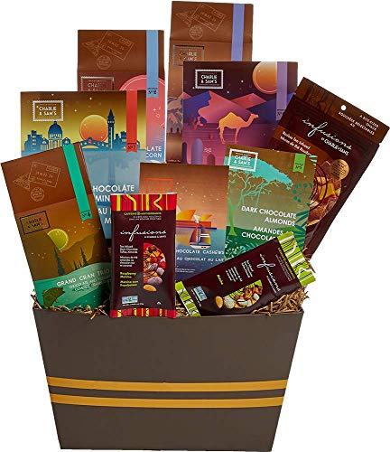 Treats & Gourmet Gift Basket Large Filled with Delicious Chocolate Gourmet Sweet Delights