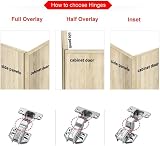 Inset Soft Close 35mm Kitchen Cabinet Hinges 105 Degree Cupboard Door view 3
