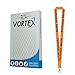 East Coast Dyes (1-Pack) ECD Lacrosse Vortex Mesh Semi-Soft White with 1 Performall Lanyard AB-Vortex-SS-WHT