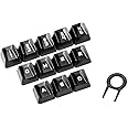 Romer-G Backlit keycaps for Logitech G910 G413 G512 G513 K840 GPRO G810 G413 G310 G613 Mechanical Keyboard 12-Key -Black
