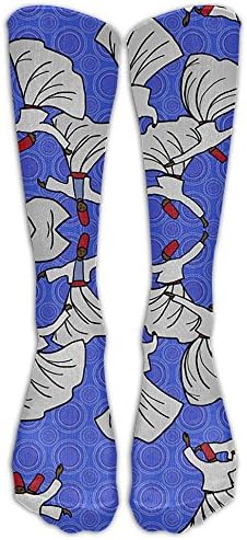 Whirling Dervish Competition Youth Soccer Socks Fasoar Teens Knee High Football Socks Long Striped Rugby Tube Socks