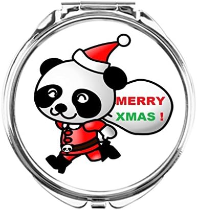 Dream Stage MERRY XMAS PANDA BEAR SANTA Professional Makeup Mirror