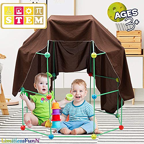 Pop Mart Labubu Tiny Land Fort Building Kit Creative Indoor