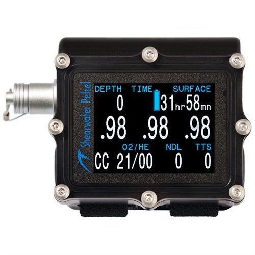 Shearwater Petrel 2 EXT OC/CC w/ Fischer Port Dive Computer - Thumbnail 2