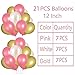 Litaus 1st Birthday Decorations, Happy Birthday Banner, 1st Baby Girl Number 1 Balloon, Pom Poms, Birthday Hat for 1st Birthday Girl Outfit, Girls Birthday