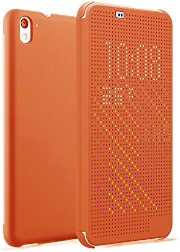 HTC 826 Case, HTC Desire 826 case, AnoKe@ DEY DOT Luxury Flip Slim Dot View Cover Case for HTC 826 (Dot Orange)