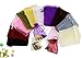 Wudygirl 100 PCS Drawstring Organza Bags 5X7 inches Jewelry Pouches Wedding Baby Shower Party Candy Favor Bags (100 pcs Mix, 5X7)