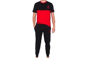LIVERPOOL F.C. Liverpool FC Official Soccer Gift Mens Premium Long Pajamas Set